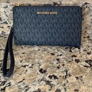 Michael Kors medium Admiral blue wallet